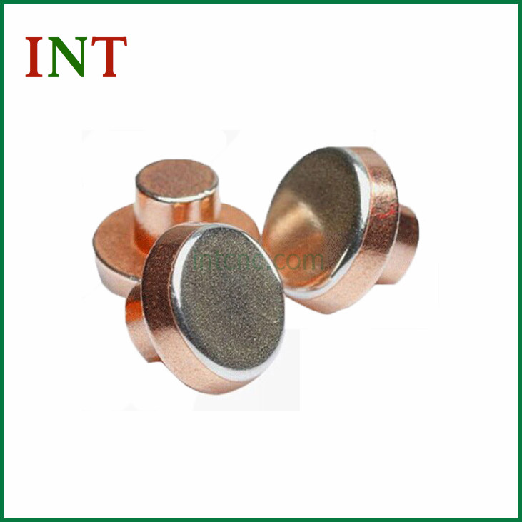 Silver copper bimetal rivets