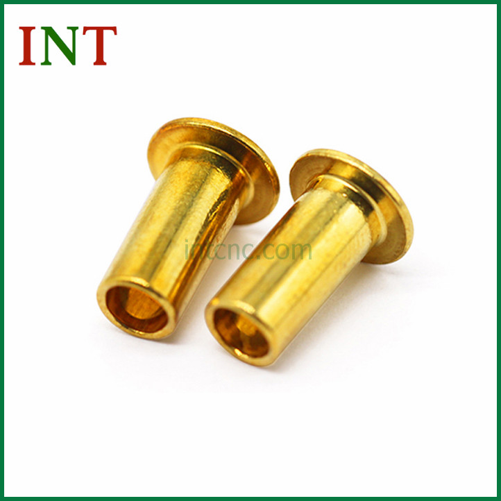 Semi-hollow rivets
